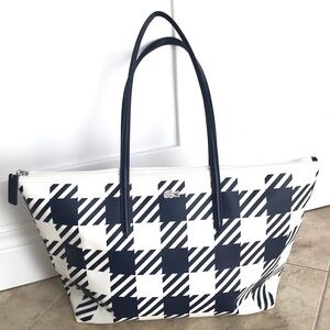 Lacoste Concept Large Zip Tote Weekender Overnight Bag